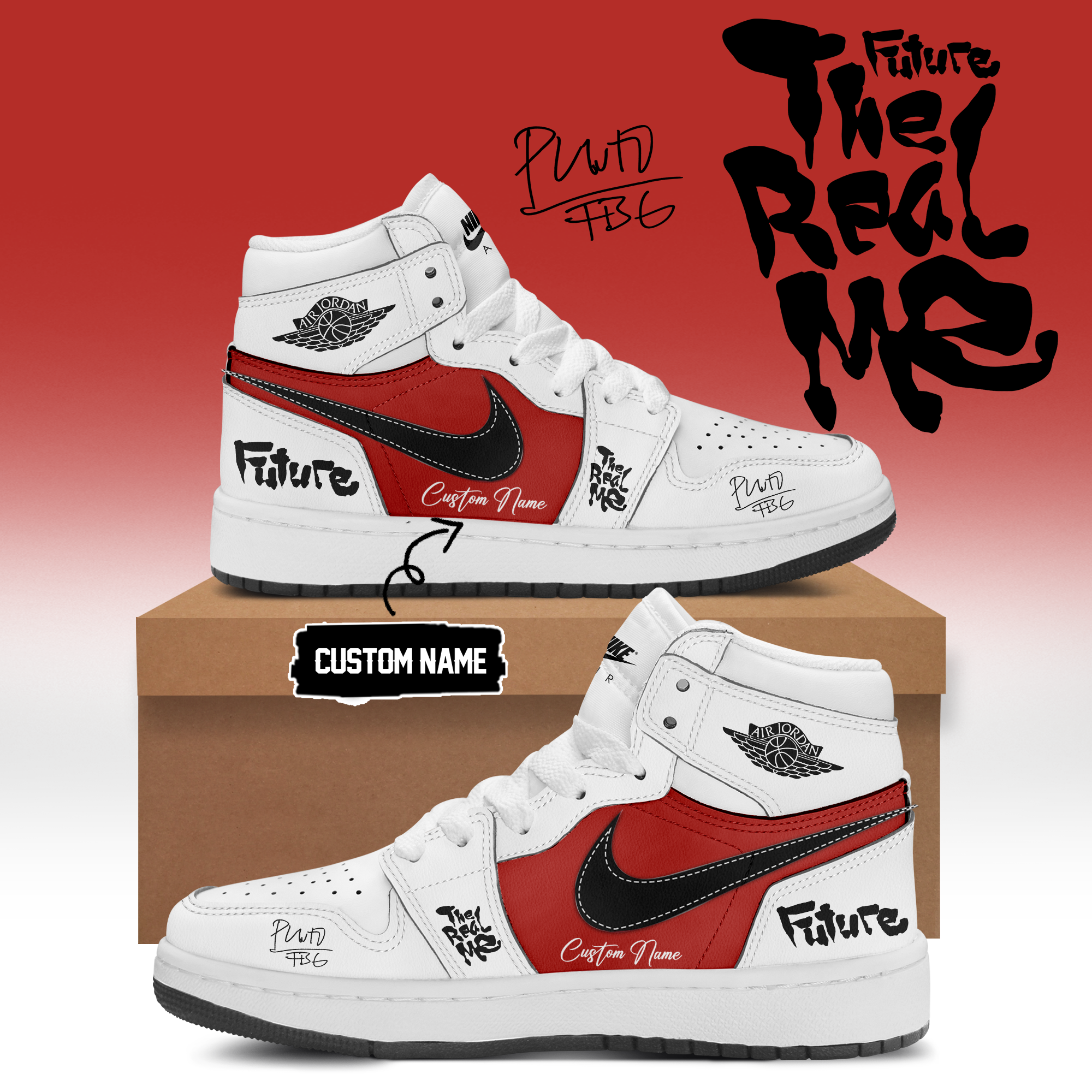 Future THE REAL ME Album Premium Concert Sneakers Collection Gifts For Fans