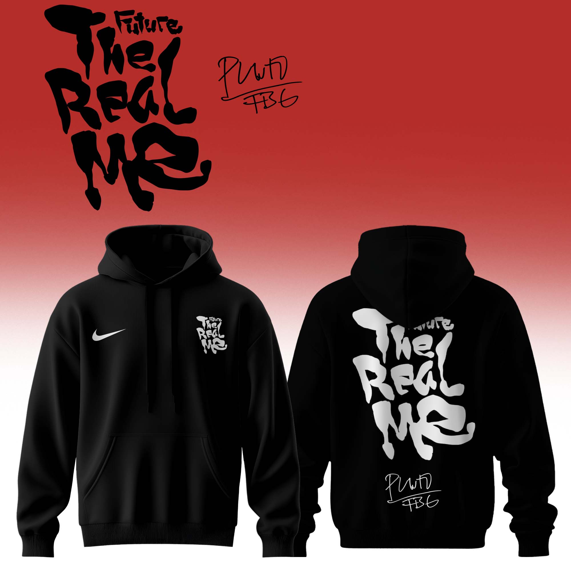 Future THE REAL ME Album Premium Signature Hoodie Collection Gifts For Fans