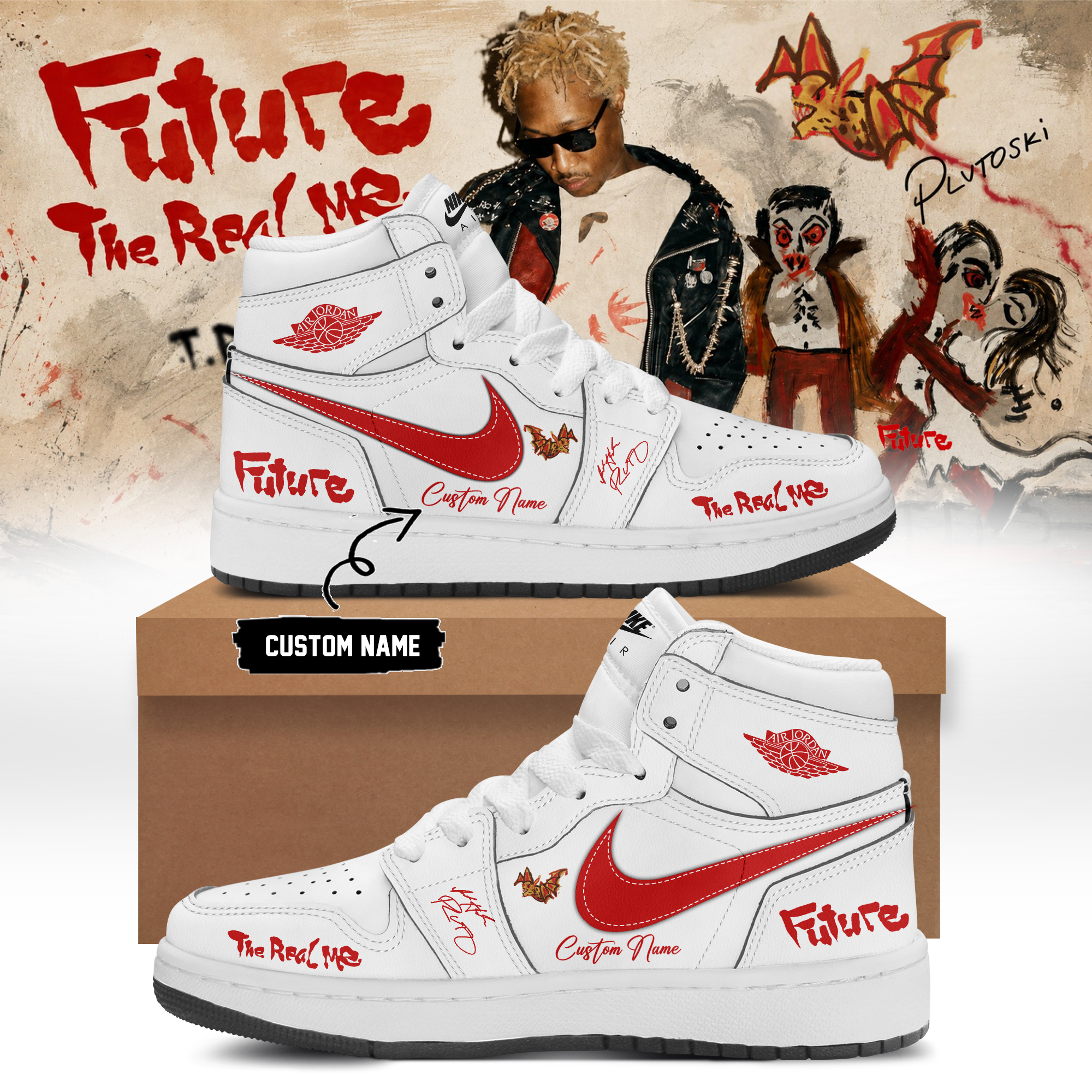 Future The Real Me Collector Tour Sneakers Merchandise