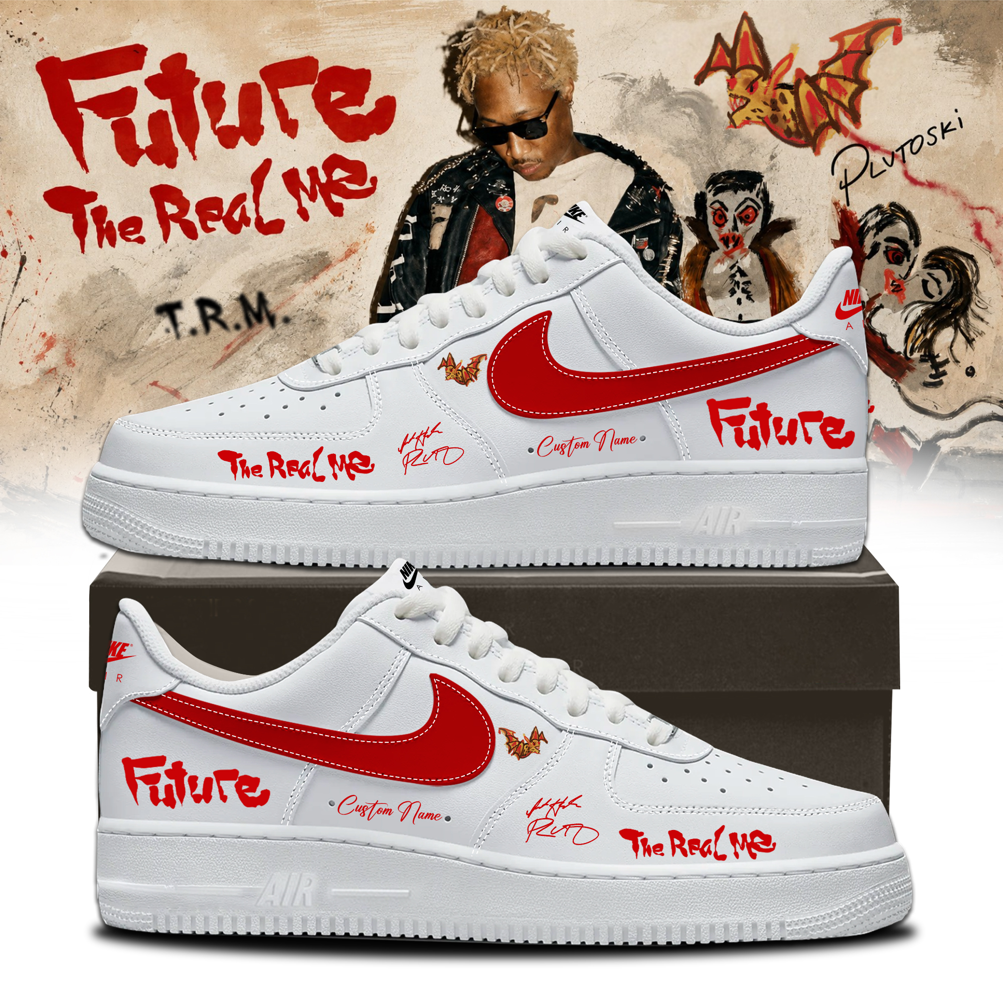 Future The Real Me Exclusive Concert Fan Sneakers