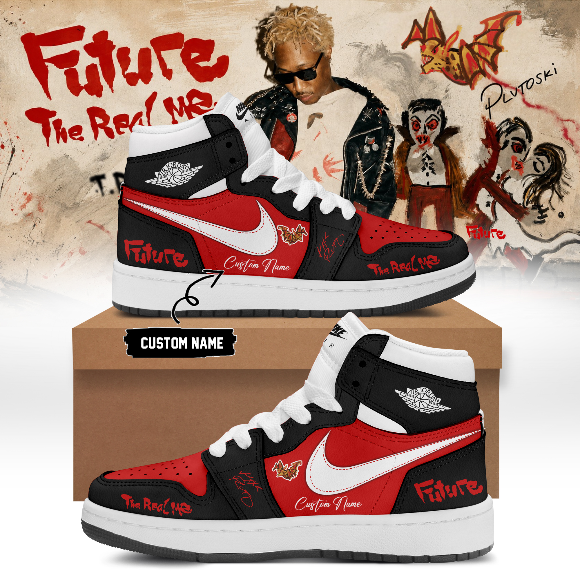 Future The Real Me Exclusive Fan Signature Sneakers