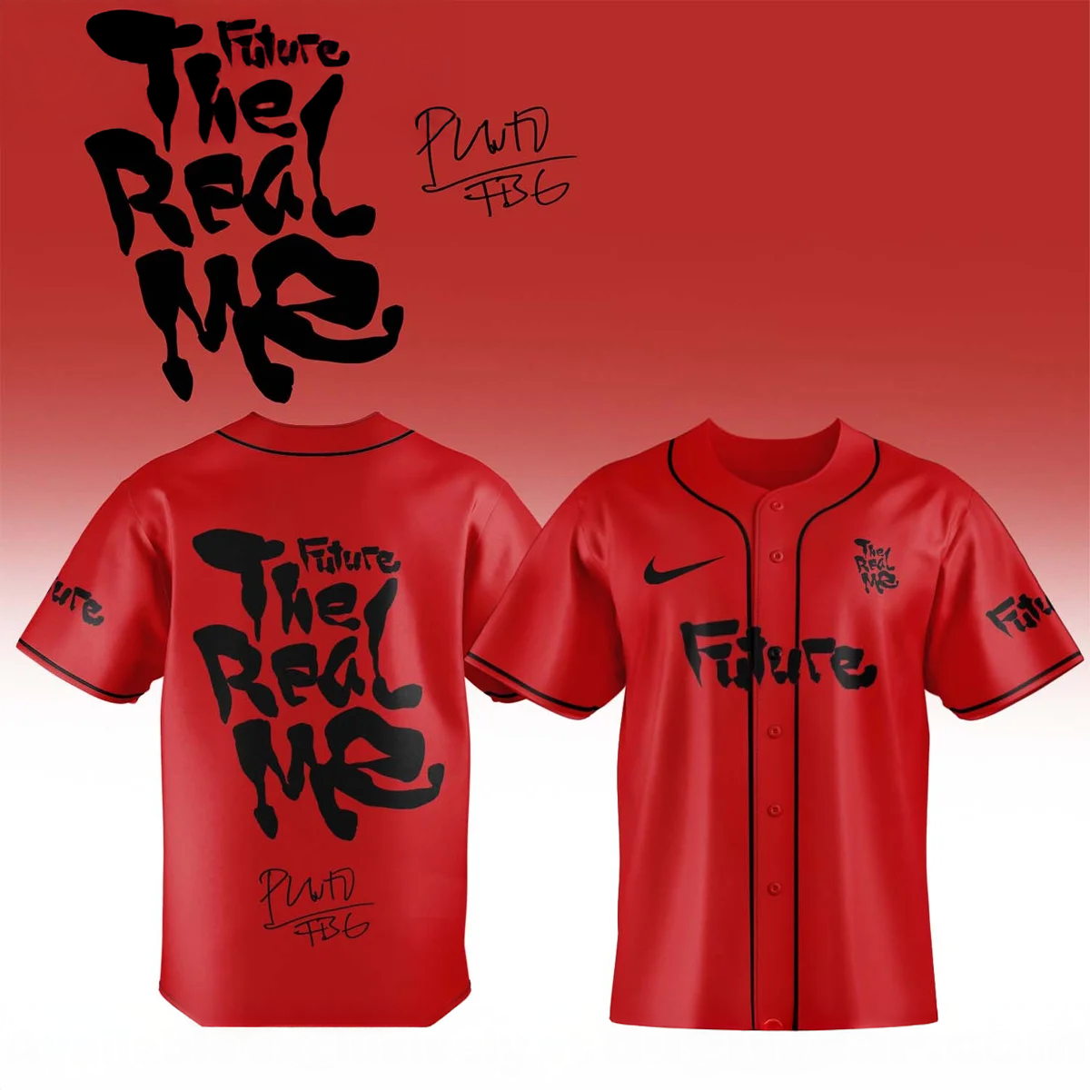 Future The Real Me Premium Baseball Jersey Fan Collection