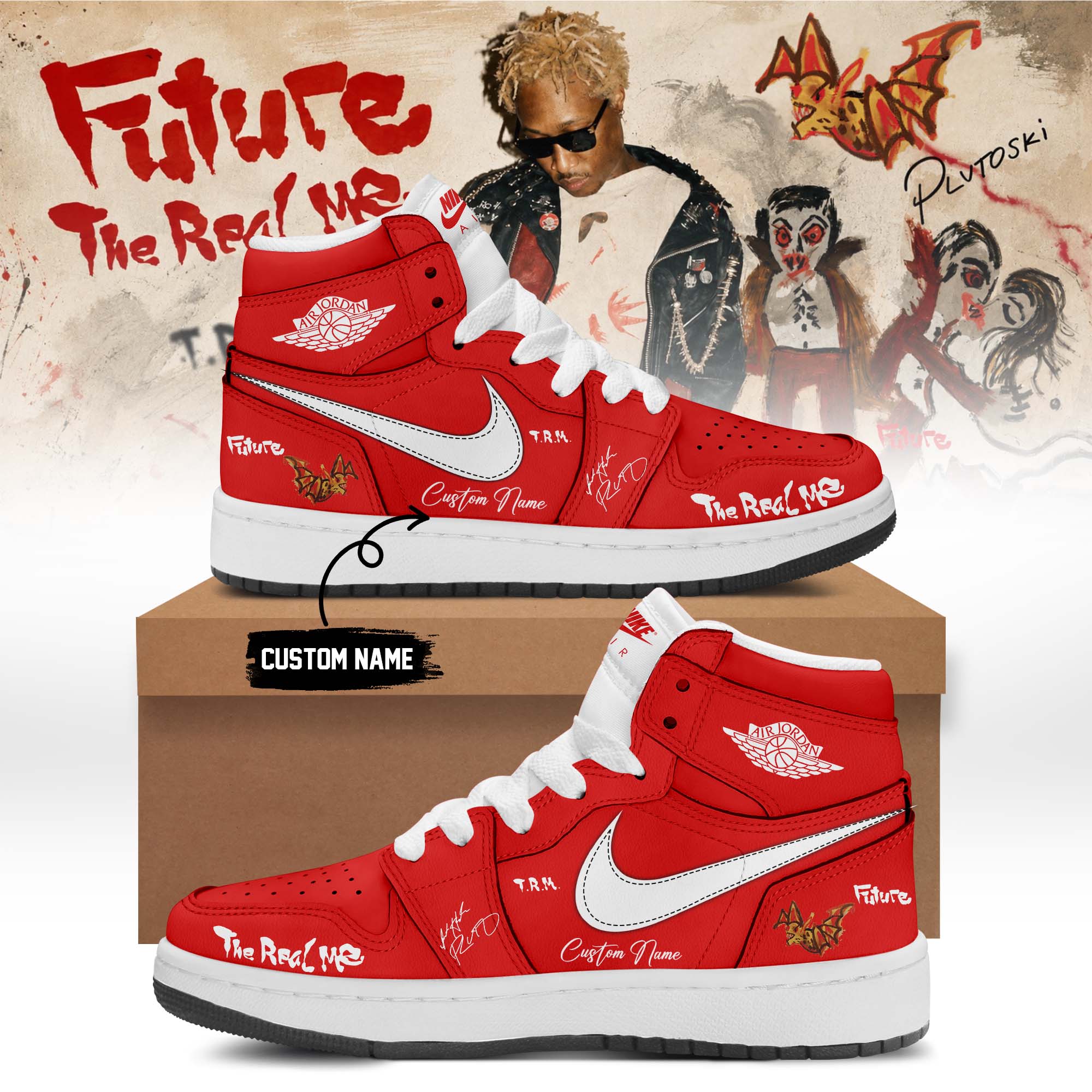 Future The Real Me Premium Concert Signature Sneakers