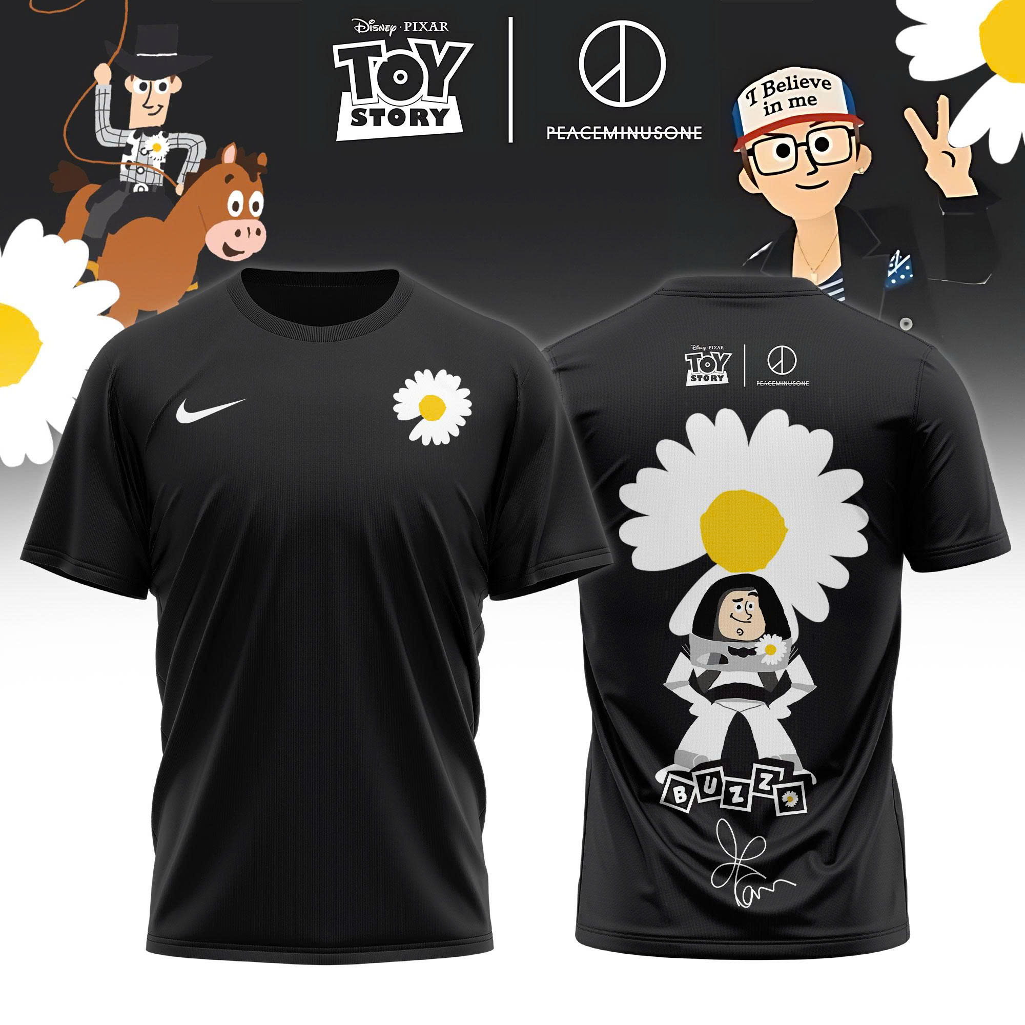 G Dragon PEACEMINUSONE x Toy Story Official Fan Graphic T Shirt