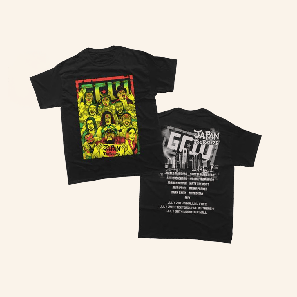 GCW Merch Japan Tour 2025 TShirt Gift Ideas For Fans
