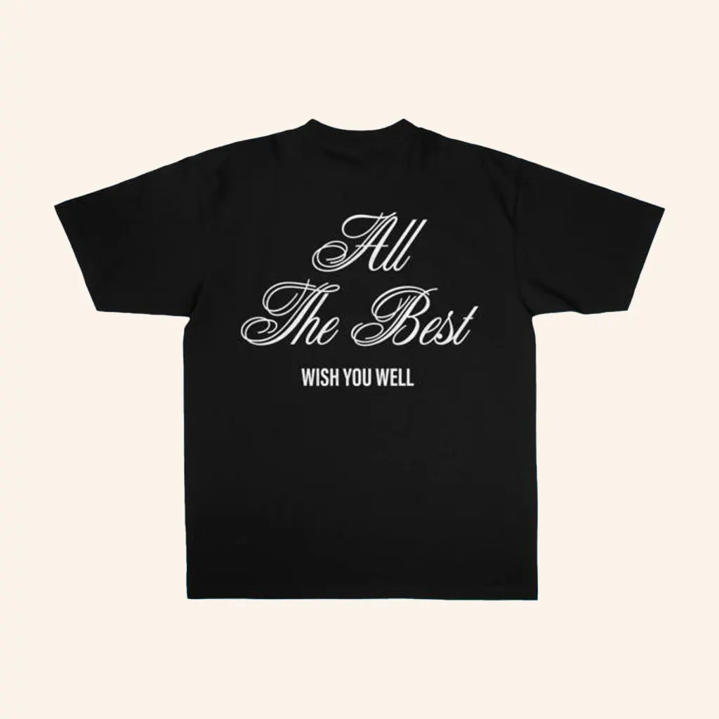 GEazy Merch Wish You Well Statement Black TShirt Gifts For Him