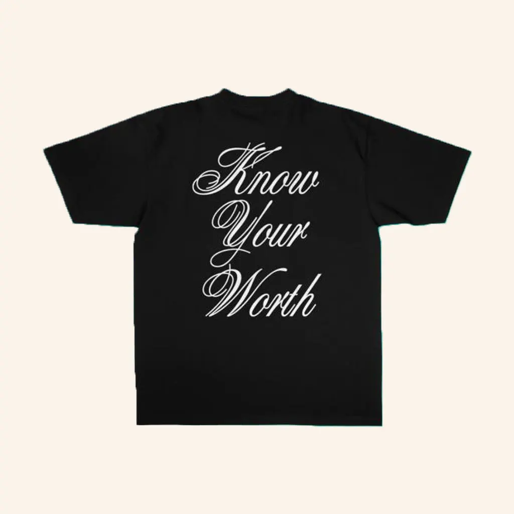GEazy Merch Worth Statement Black TShirt Gifts For Dudes