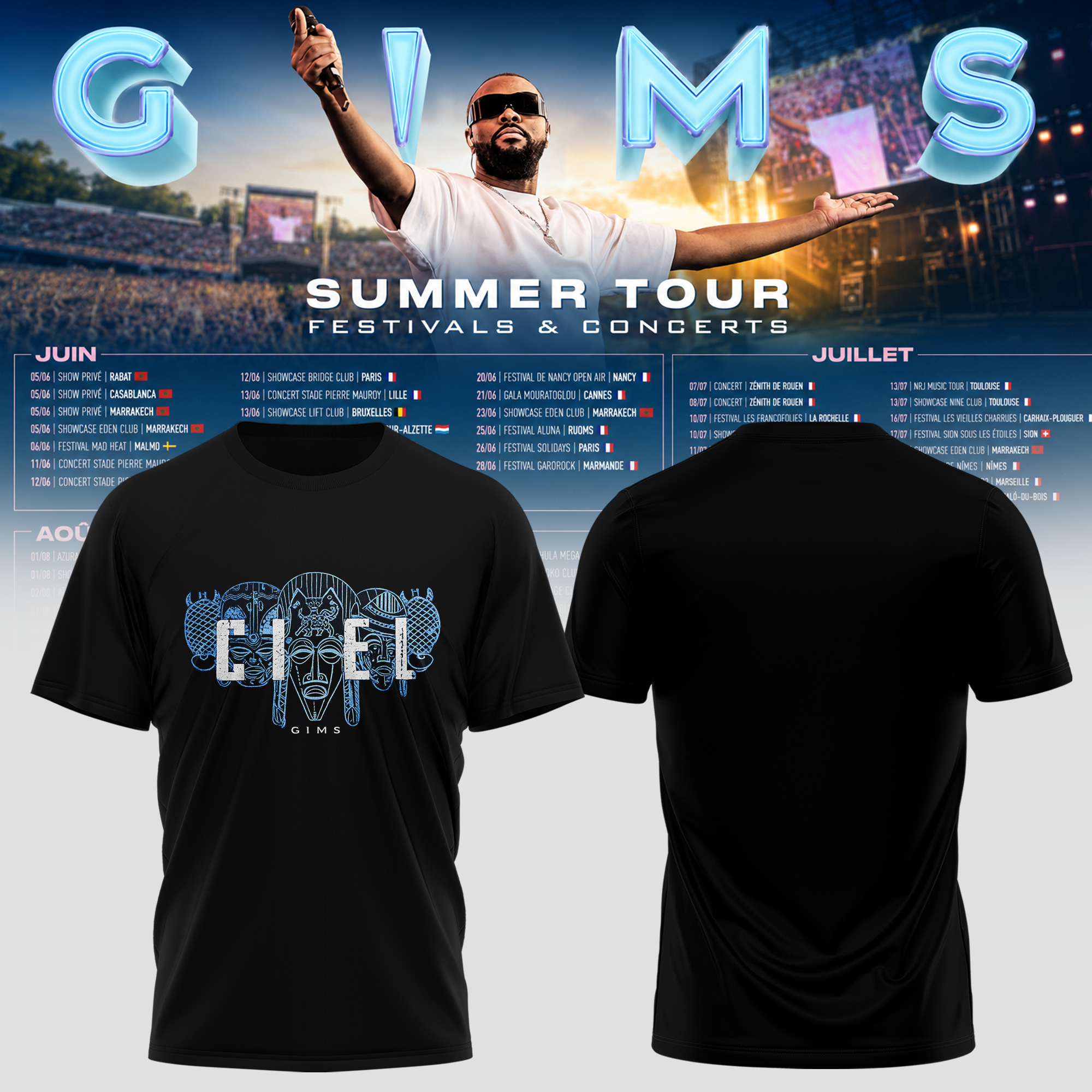 GIMS Summer Tour 2026 Collector Edition Graphic T Shirt