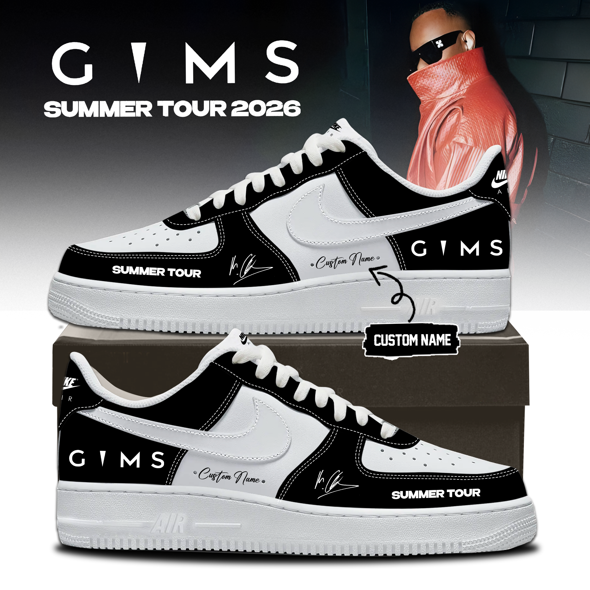 GIMS Summer Tour 2026 Collector Edition High Top Sneakers Fan Merchandise