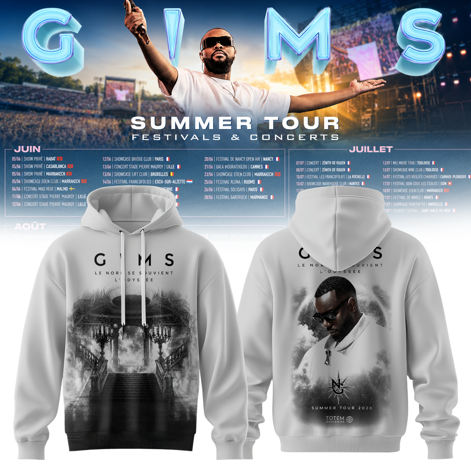 GIMS Summer Tour 2026 Official Tour Hoodie Edition