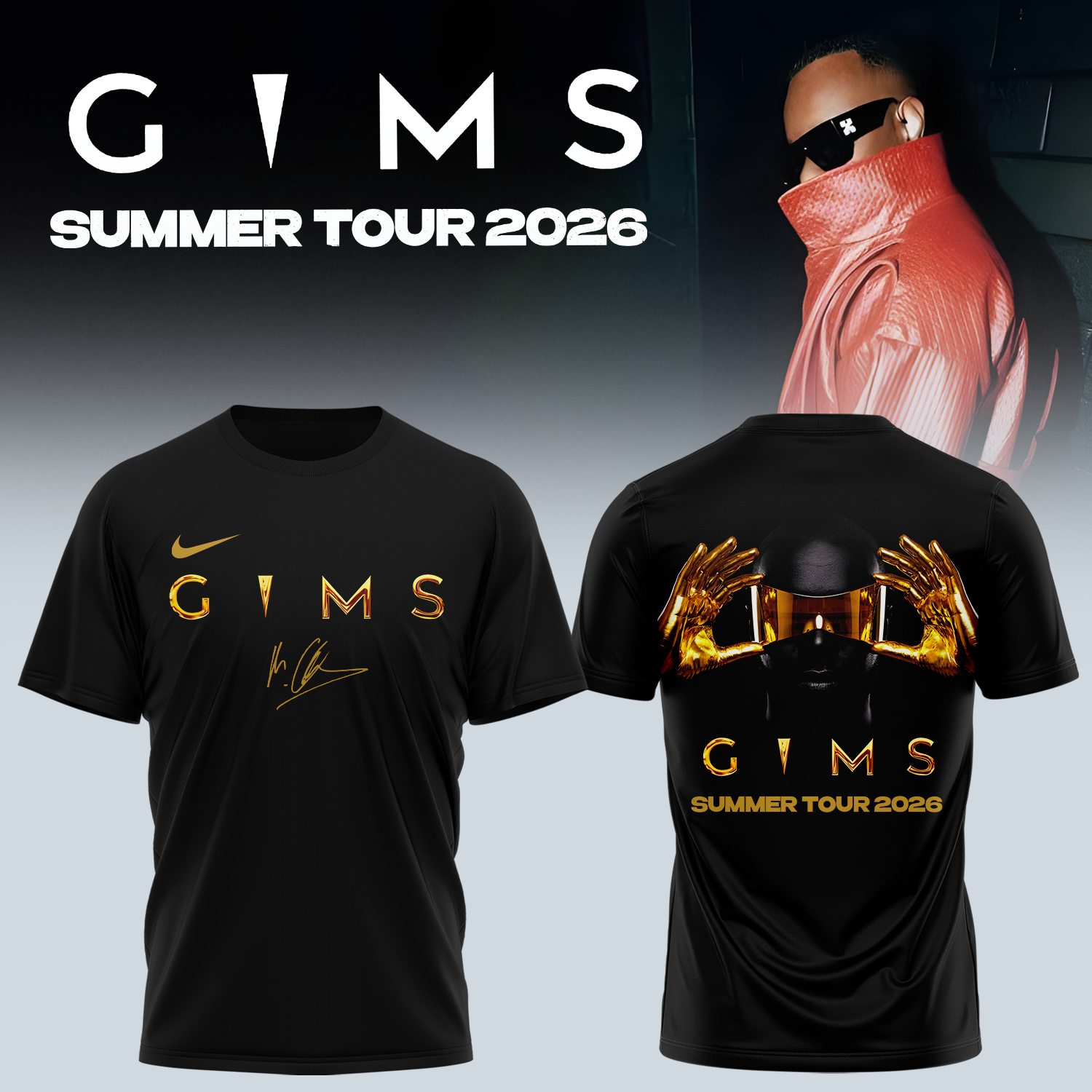 GIMS Summer Tour 2026 Premium Signature Concert T Shirt