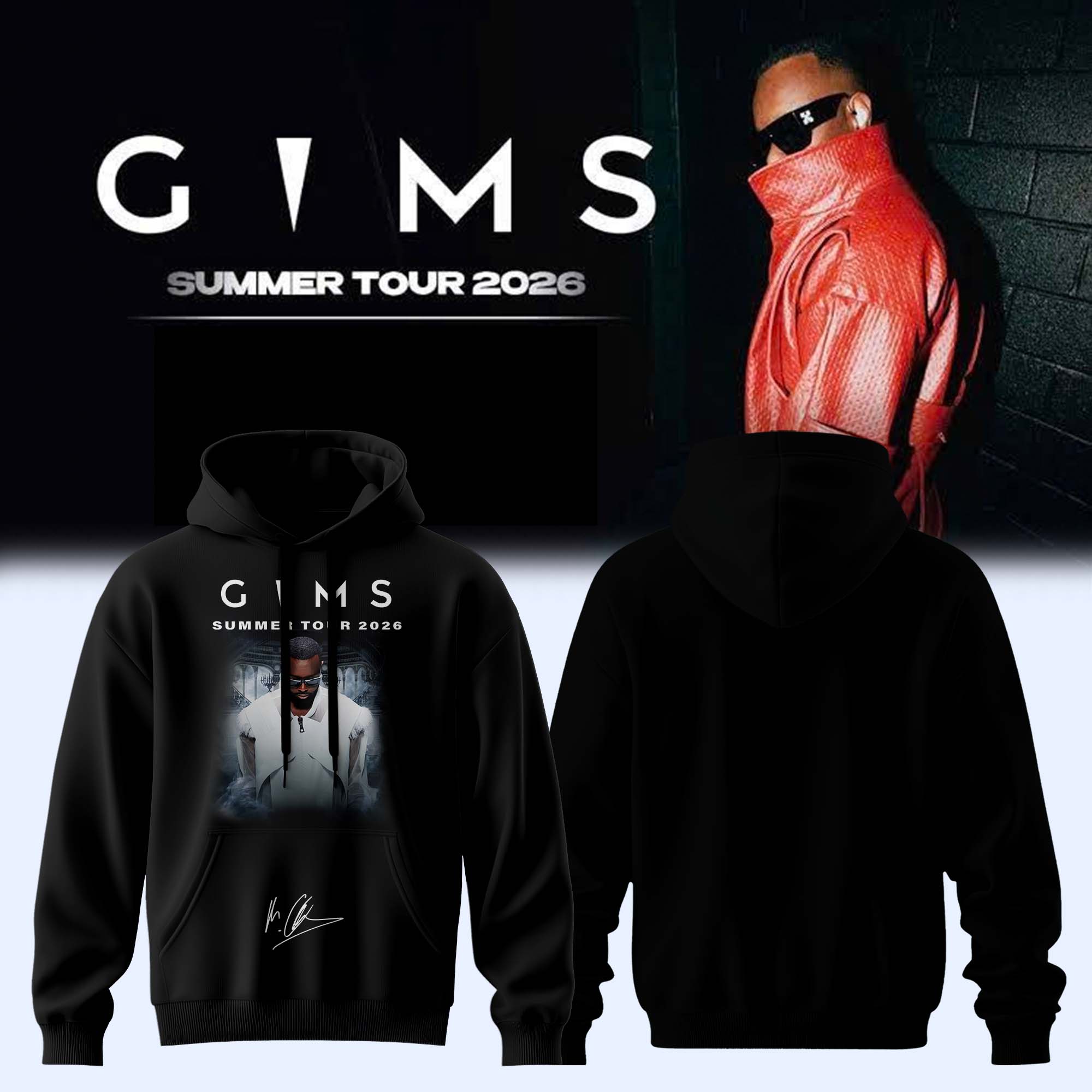 GIMS Summer Tour 2026 Premium Signature Hoodie Limited Release