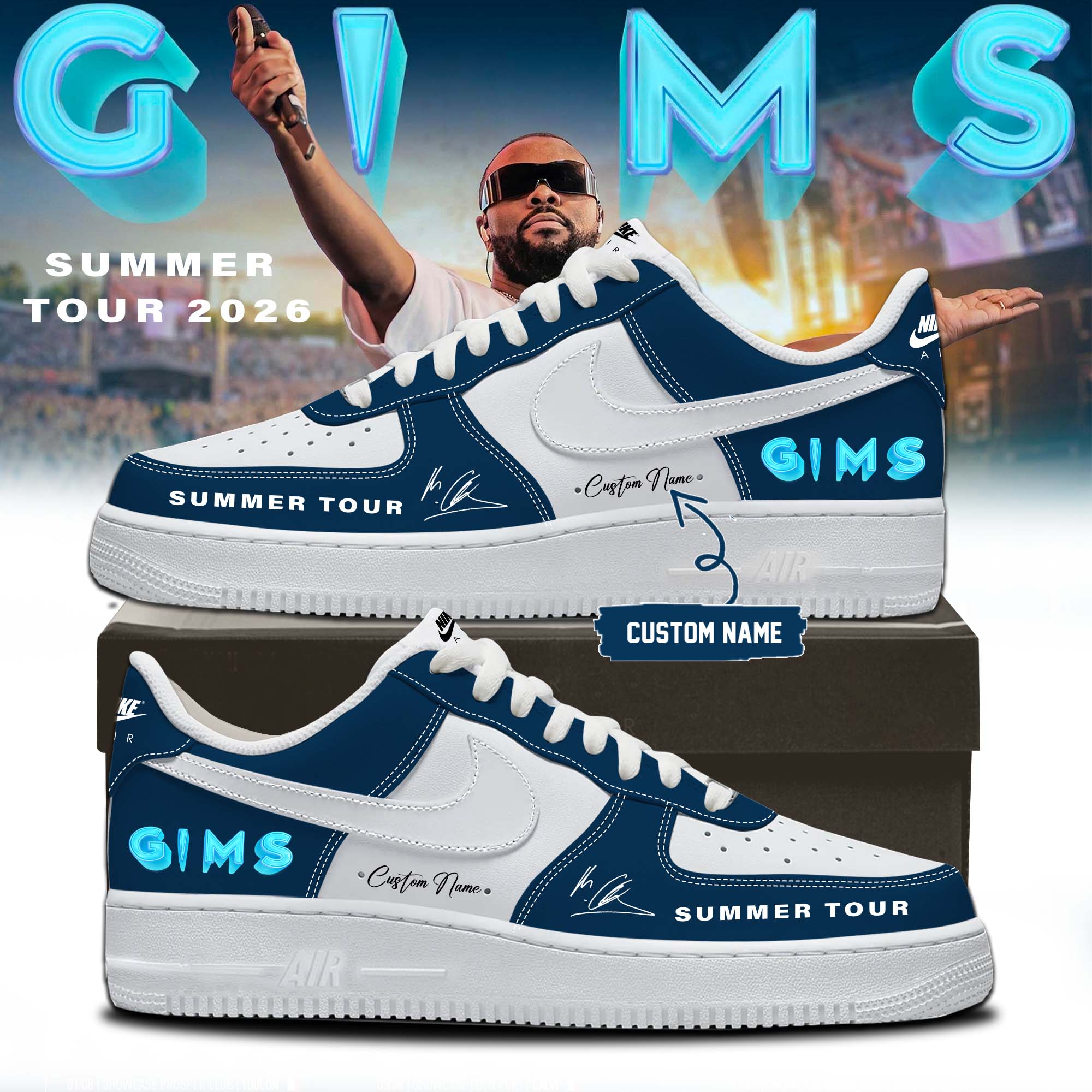 GIMS Summer Tour 2026 Signature High Top Footwear Limited Release