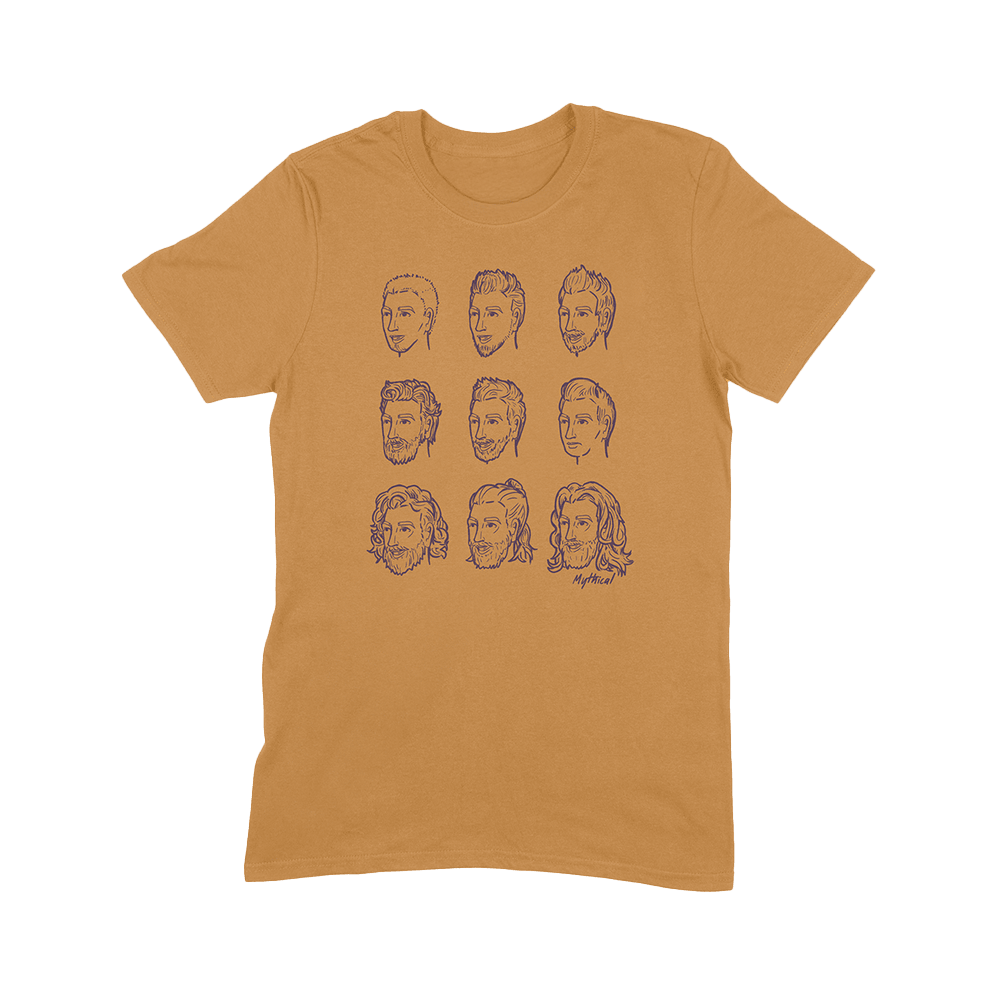 GMM Merch GMM Rhetts Hair Evolution Tee Good Mythical Morning TShirt Gifts For Movie Fans