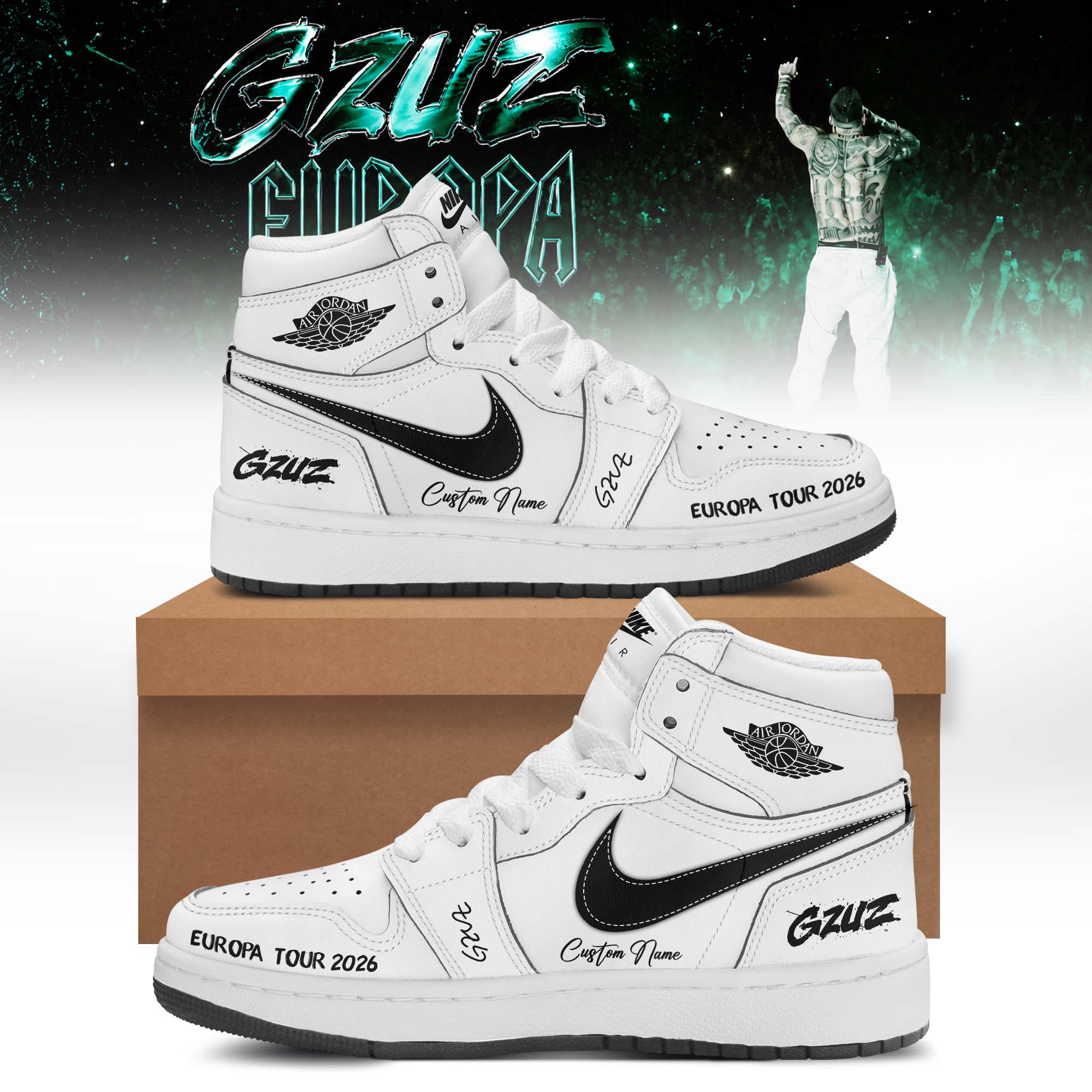 GZUZ Live Europe 2026 Collector High Top Shoes