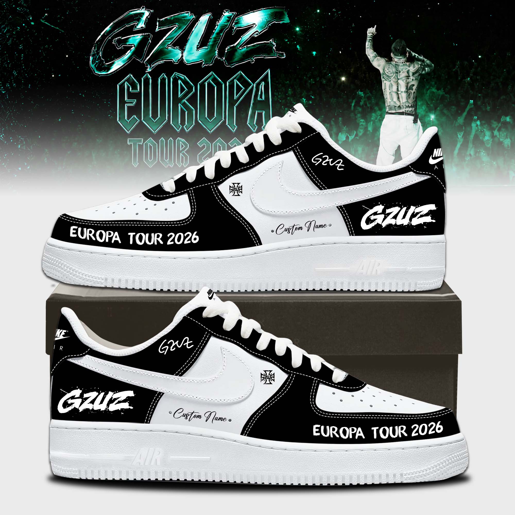 GZUZ Live Europe 2026 Exclusive Graphic Sneakers