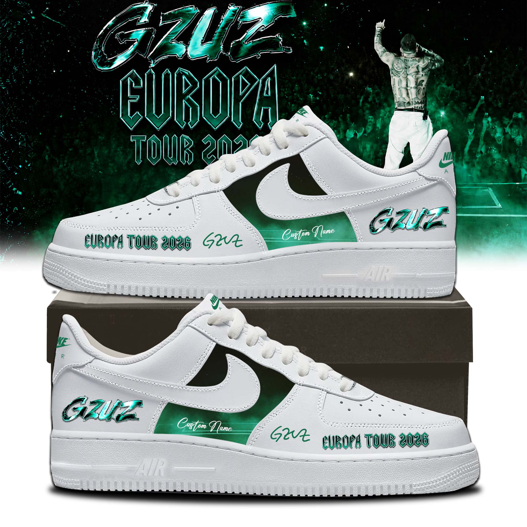 GZUZ Live Europe 2026 Limited Edition Concert Sneakers
