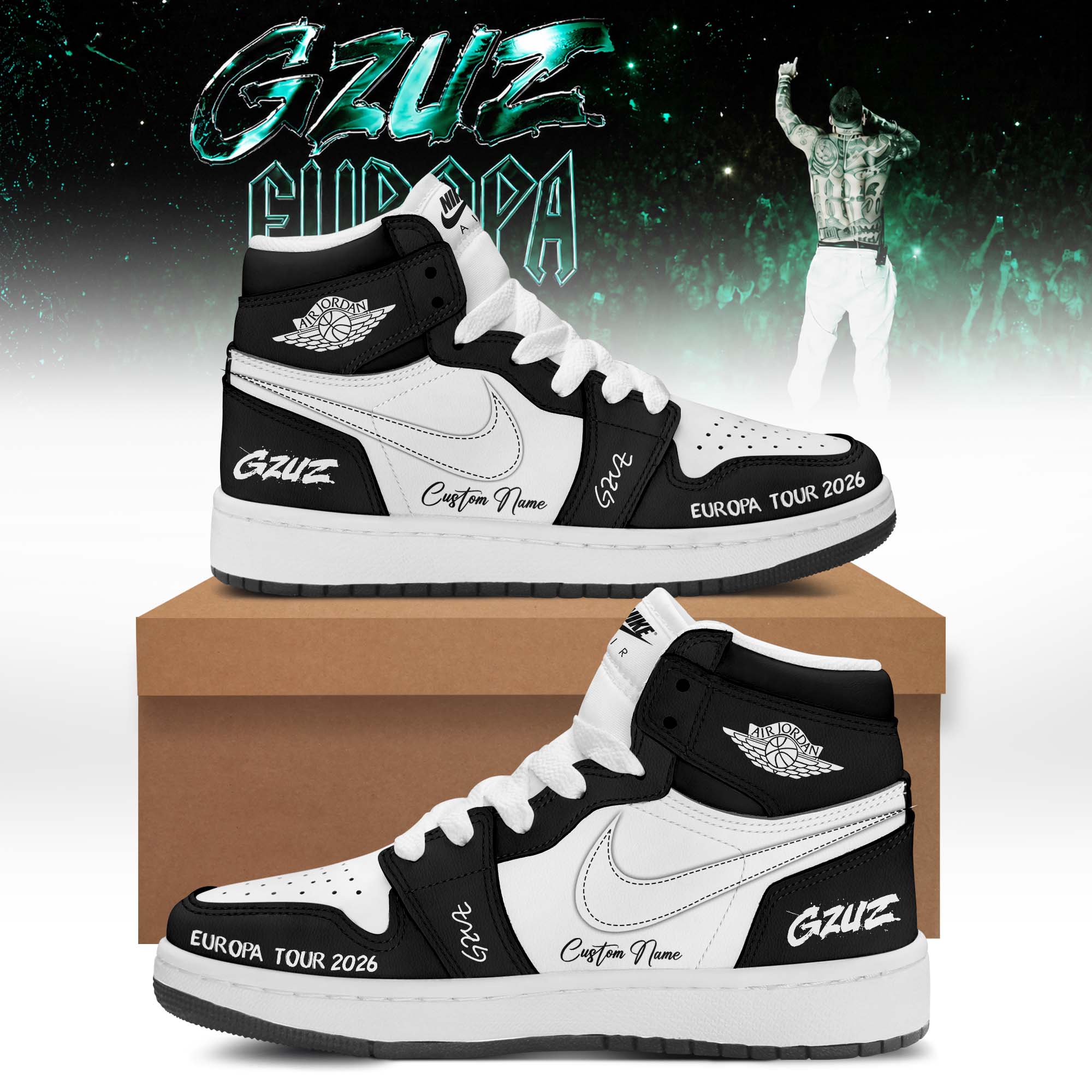 GZUZ Live Europe 2026 Limited Edition Fan Shoes
