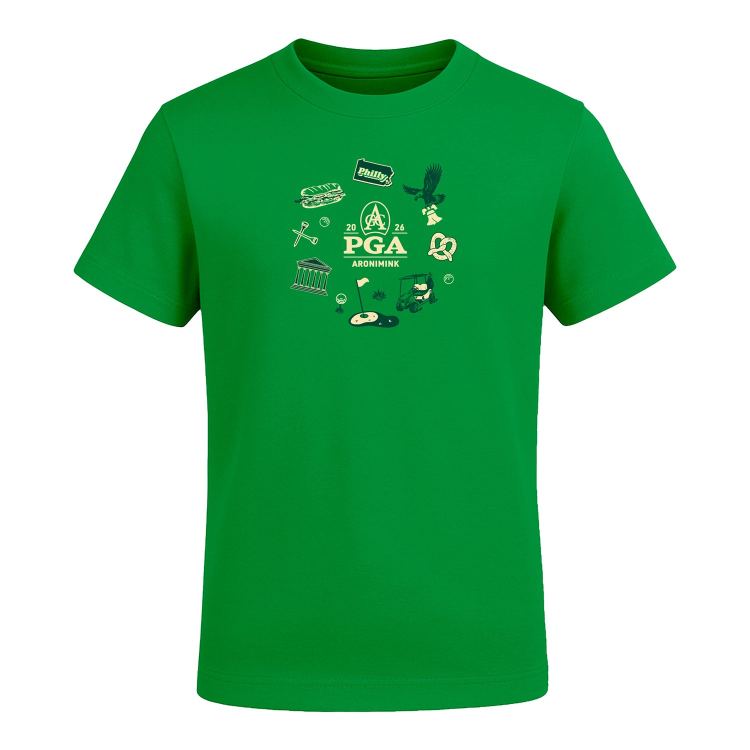 Garb 2026 PGA Championship Toddler T Shirt Official Golf Tournament Souvenir Graphic Apparel Gift for Young Sports Fans