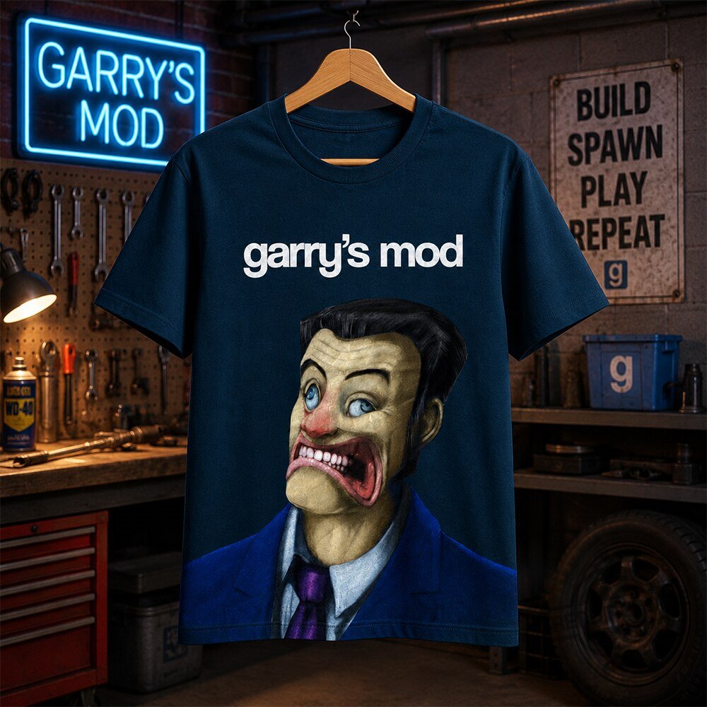 Garrys Mod Face Posing Premium Graphic T Shirt Collection