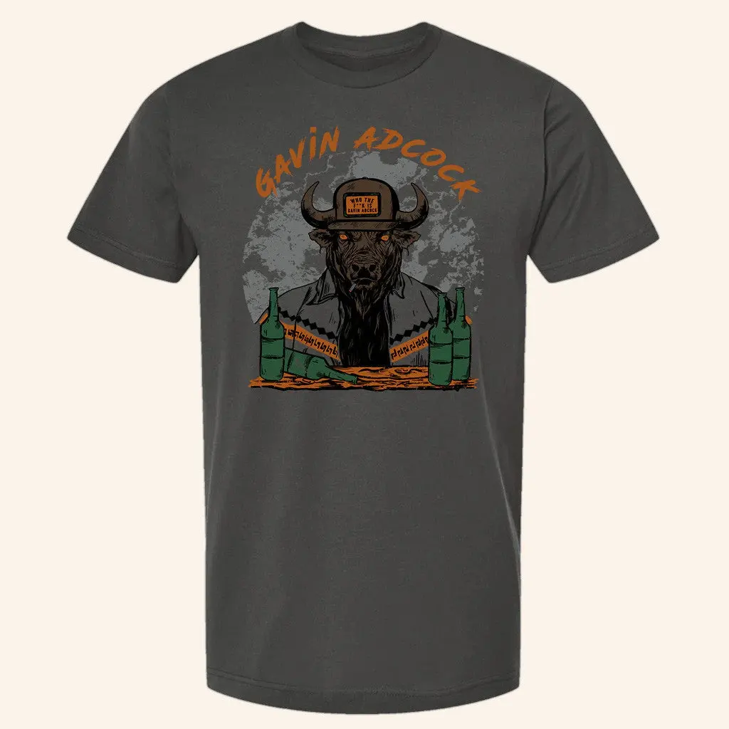 Gavin Adcock Merch Graphite Bull TShirt Present For Dad
