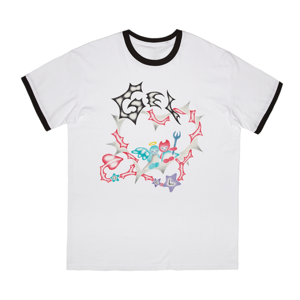 Gel Band Merch GEL Luvers Ringer TShirt Fathers Day Gifts For Band Fans