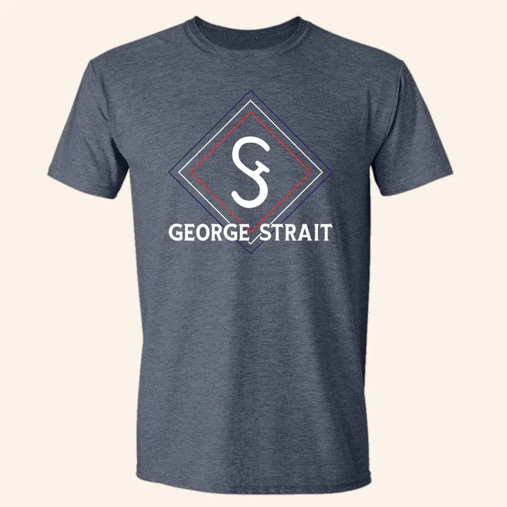 George Strait Merch Tour 2025 George Strait Diamond Logo TShirt Gifts For Music Fans