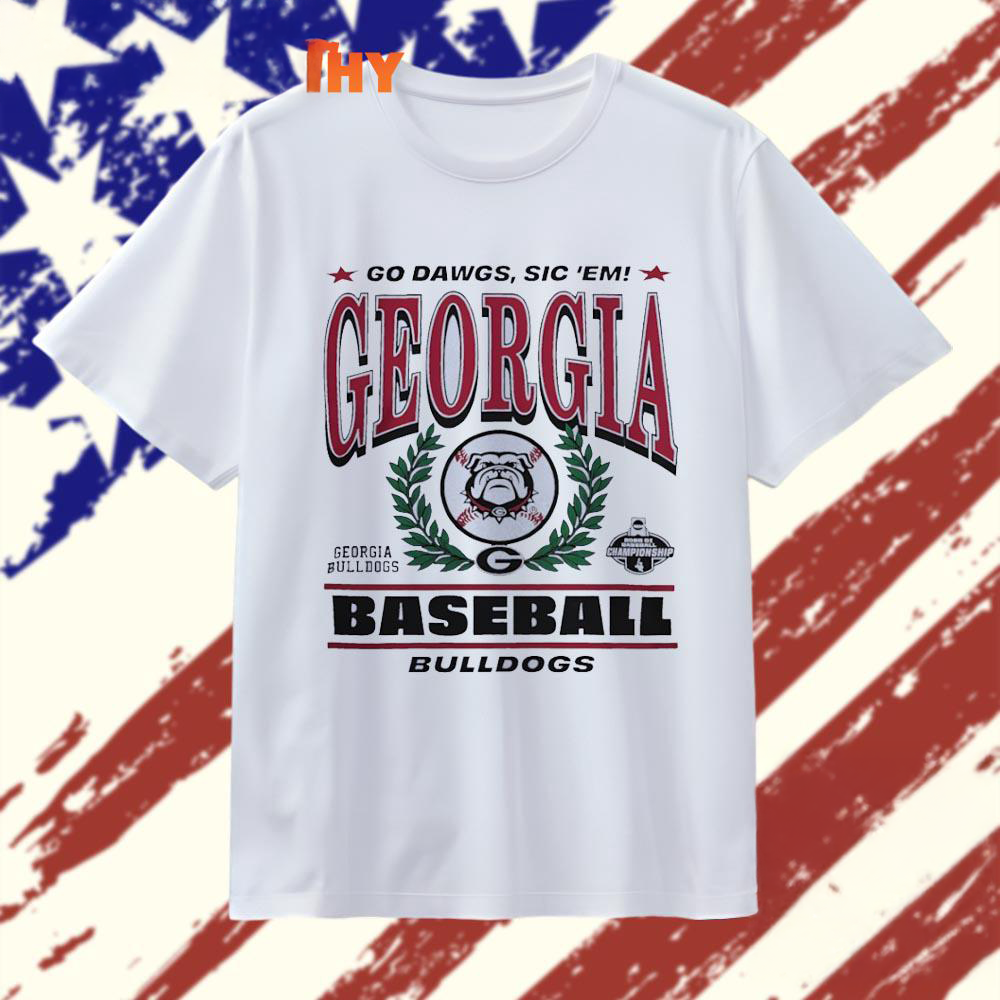 Georgia Bulldogs Baseball 2026 D1 Champions Go Dawgs Graphic T Shirt