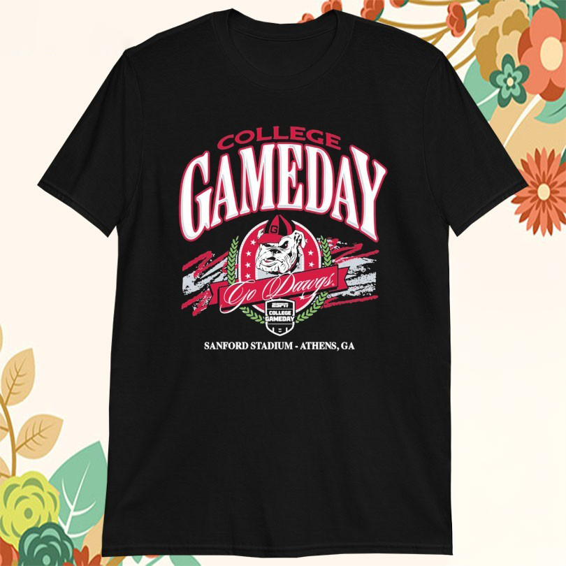Georgia Bulldogs College Gameday Go Dawgs Sanford Stadium Athens GA Tshirts