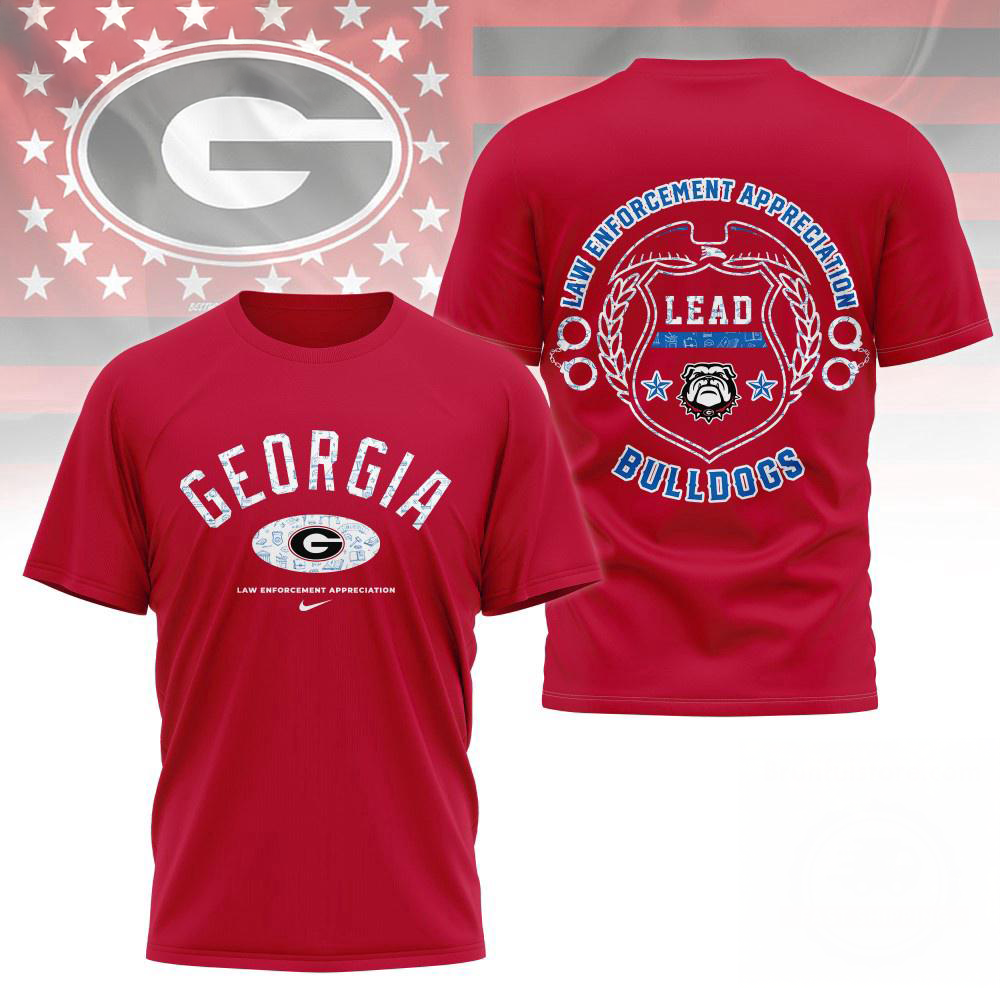 Georgia Bulldogs NCAA Law Appreciation Month Unisex 3D Shirt