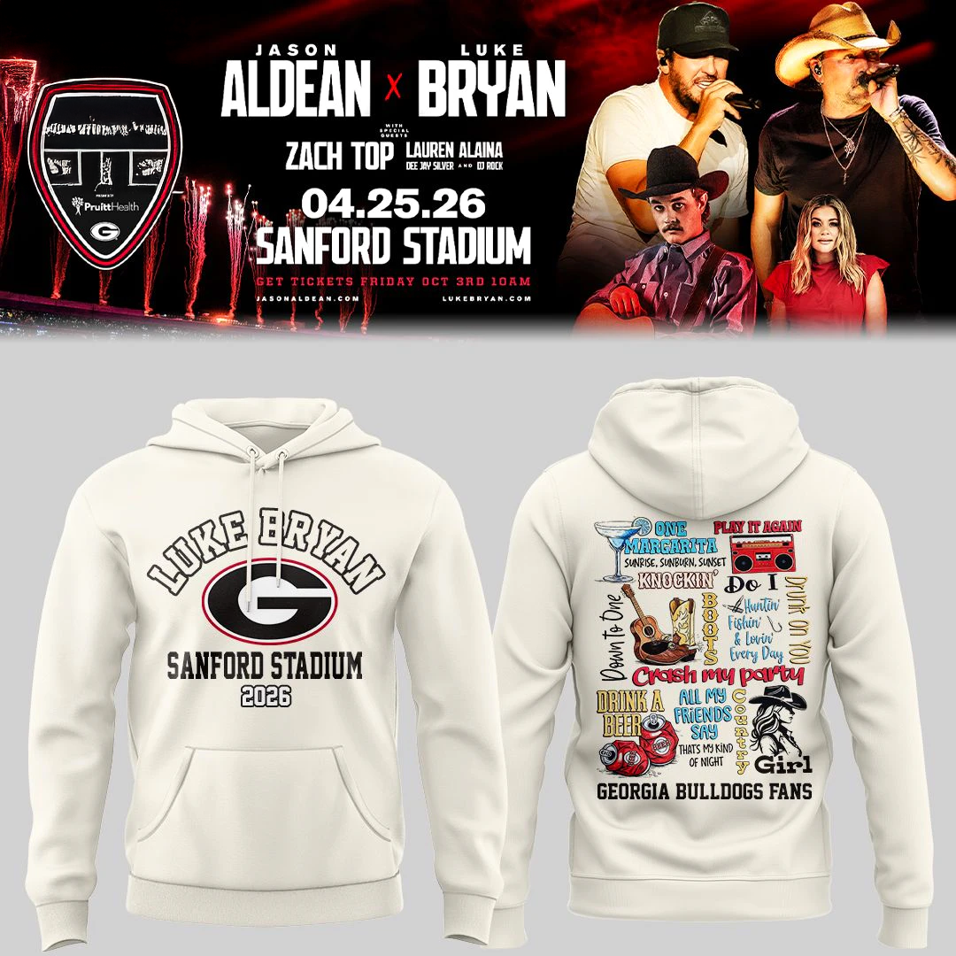 Georgia Bulldogs X Live Between The Hedges 2026 Special Edition Hoodie