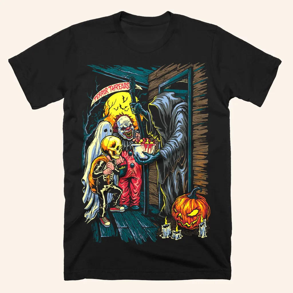 Ghastly Greetings TShirt Halloween Clothes Presents For Brother
