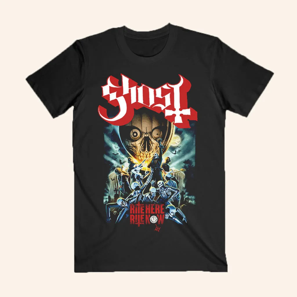 Ghost Merch Rite Here Rite Now Poster TShirt Gift Ideas For Fans