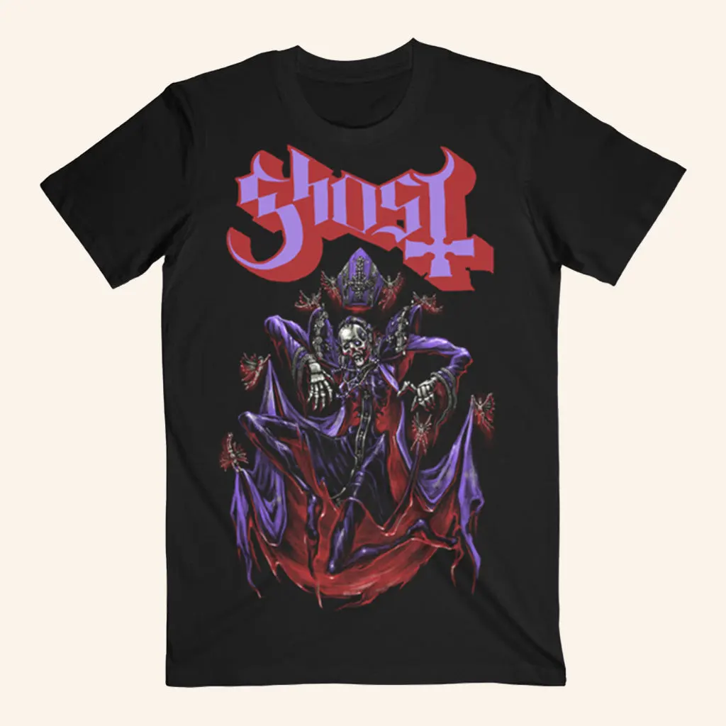 Ghost Merch Skeleta 2025 Ghost Levitation TShirt Gifts For Father