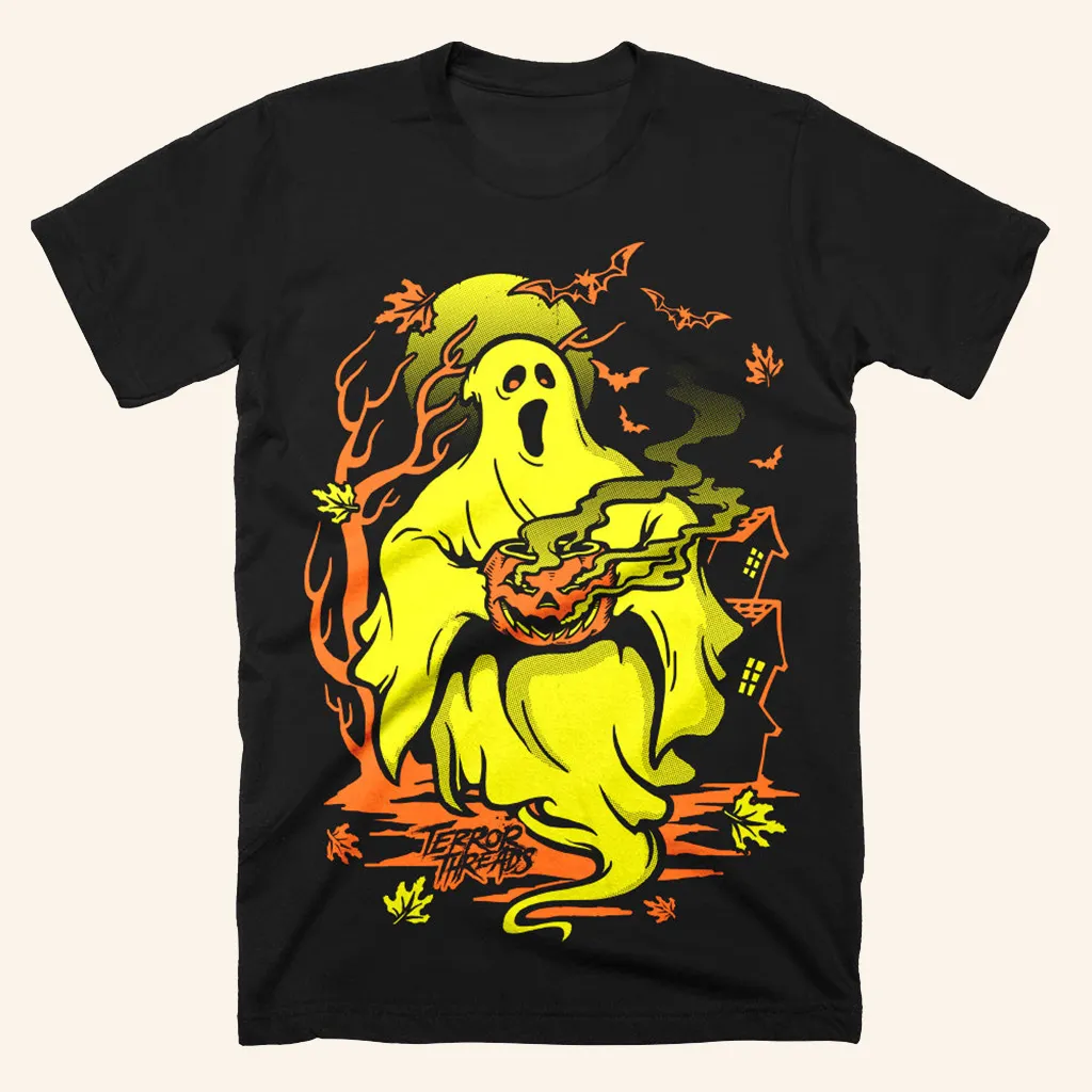 Ghostly Tales TShirt Halloween Themed Clothes Gift Ideas For Boyfriend