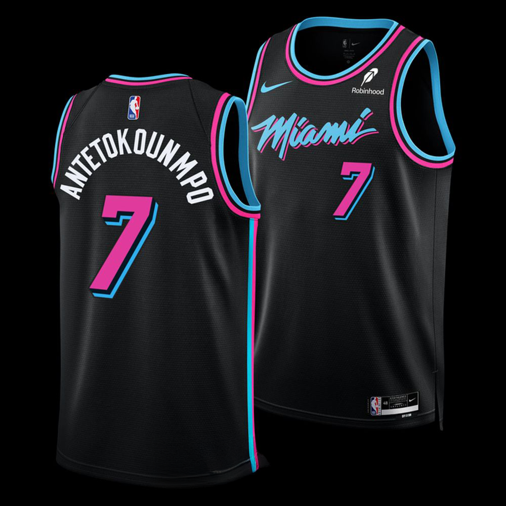 Giannis Antetokounmpo Miami Heat 2026 Limited Basketball Jersey