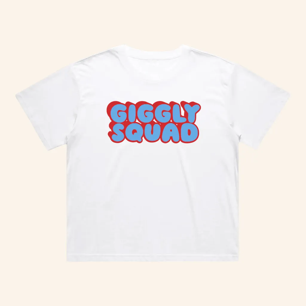 Giggly Squad Merch Bubble Logo TShirt Christmas Gifts For Girlfriend