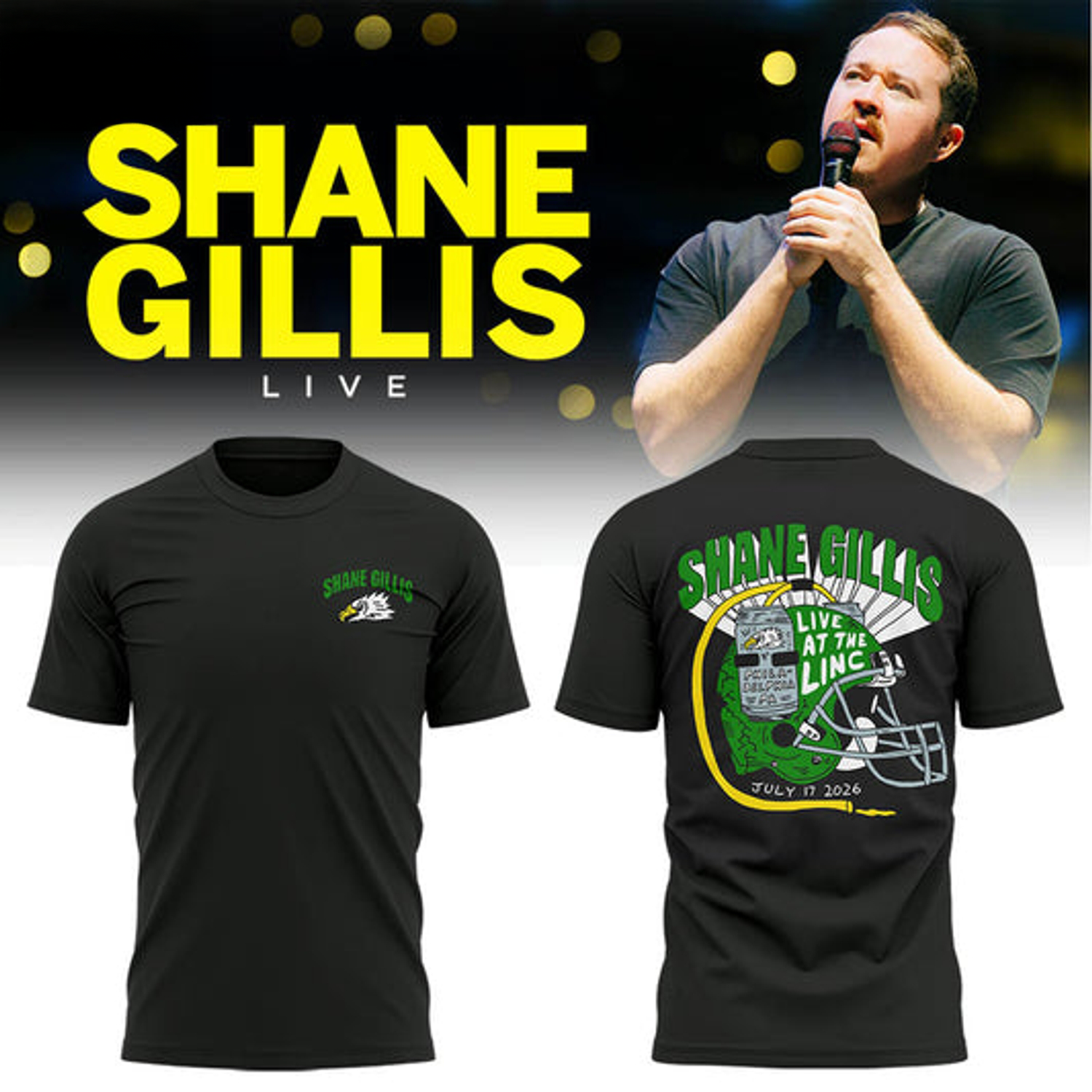 Gillis & Special Guests Live at Lincoln Financial Field 2026 3D Graphic TShirt