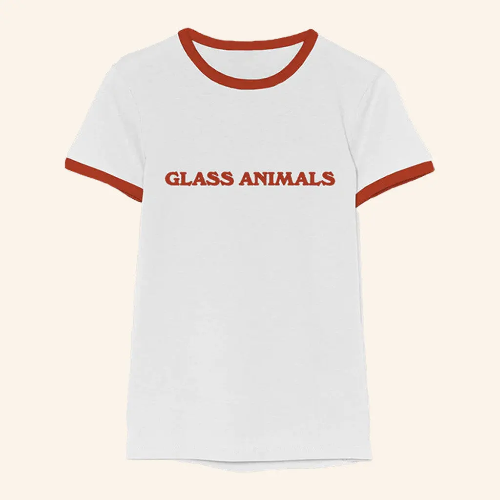 Glass Animals Merch I Love You So Fing Much Tour Ringer TShirt White Gifts For Her