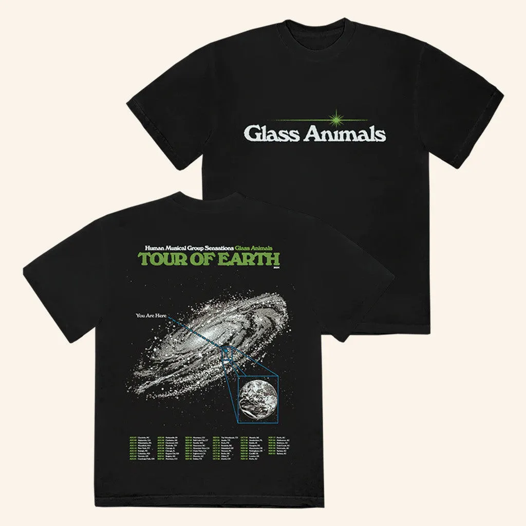 Glass Animals Merch I Love You So Fking Much Tour TShirt Black Gifts For Friends