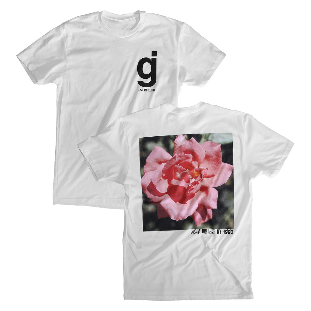 Glassjaw Merch 2026 Material Control Pink Flower White Tshirt Gj Shirt Gifts For Band Fans