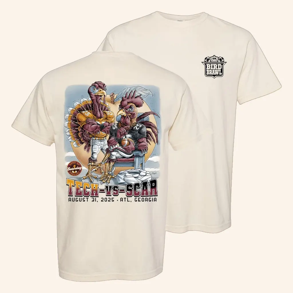 Glory Days Apparel Merch Sons Of Saturday X Glory Days Apparel Bird Brawl TShirt Him Gifts