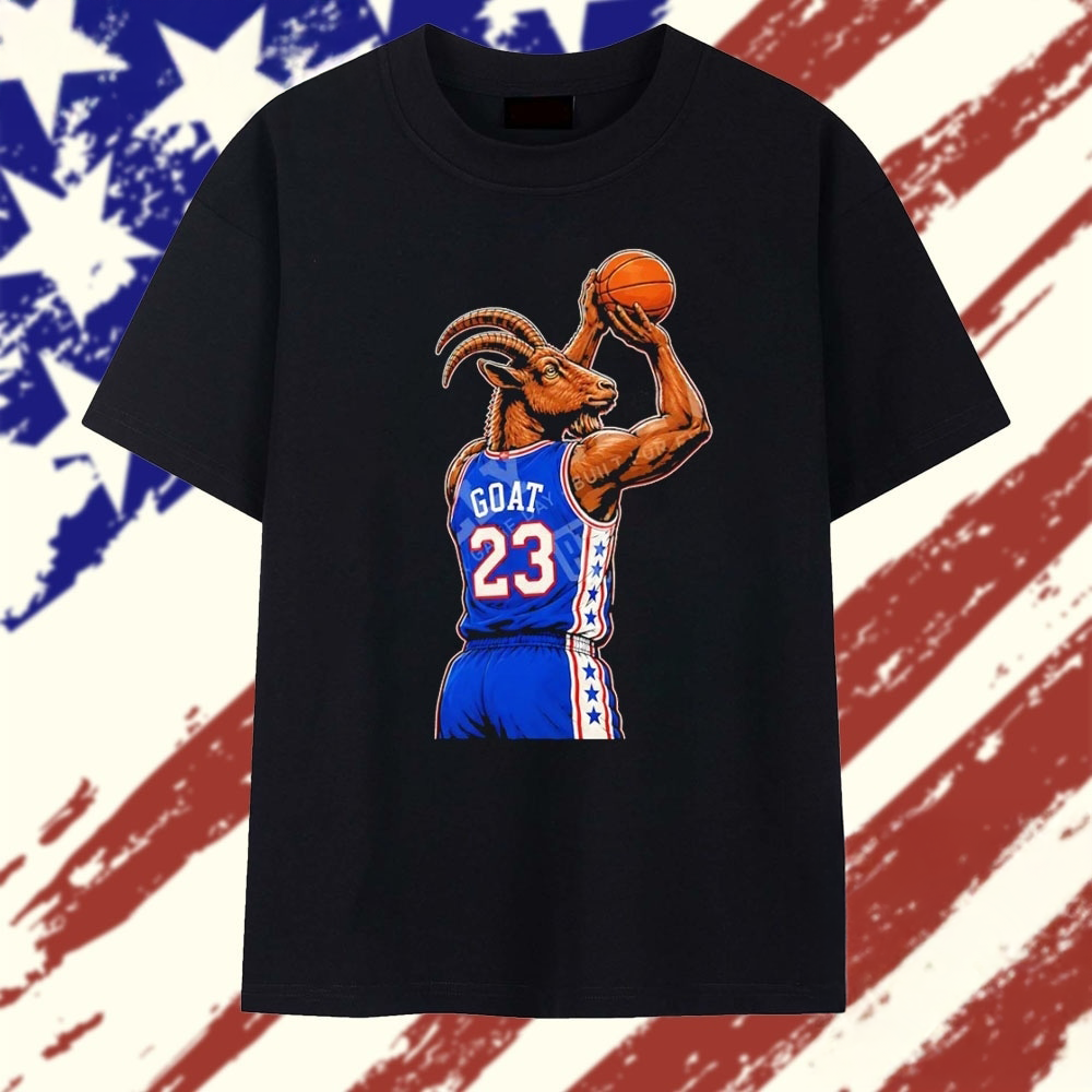Goat 23 Basketball Player Sports Graphic T Shirt