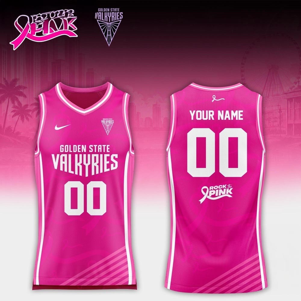 Golden State Valkyries Rock the Pink Night 2026 Basketball Jersey Breast Cancer Awareness Limited Edition 1 - Unicasport Golden State Valkyries Rock the Pink Night 2026 Basketball Jersey Breast Cancer Awareness Limited Edition