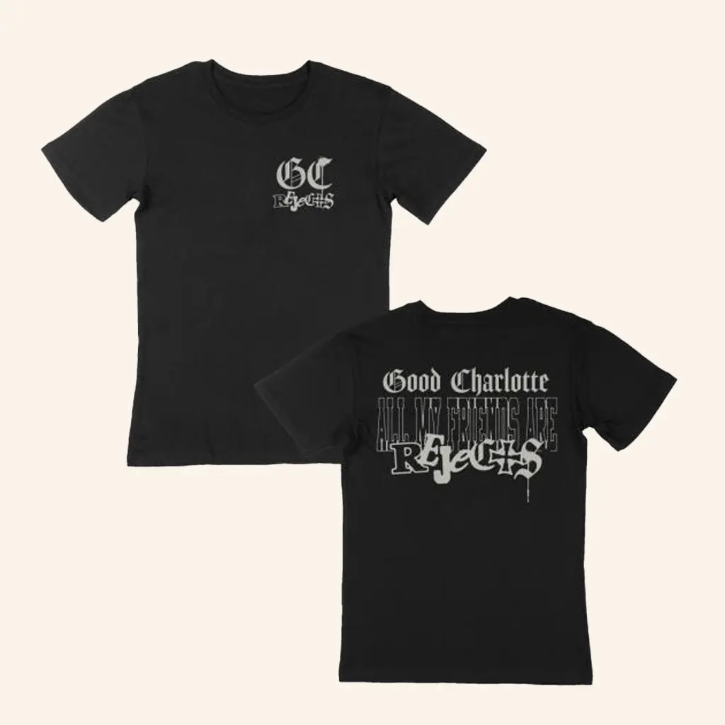 Good Charlotte Merch Rejects Club TShirt Gifts For Sister