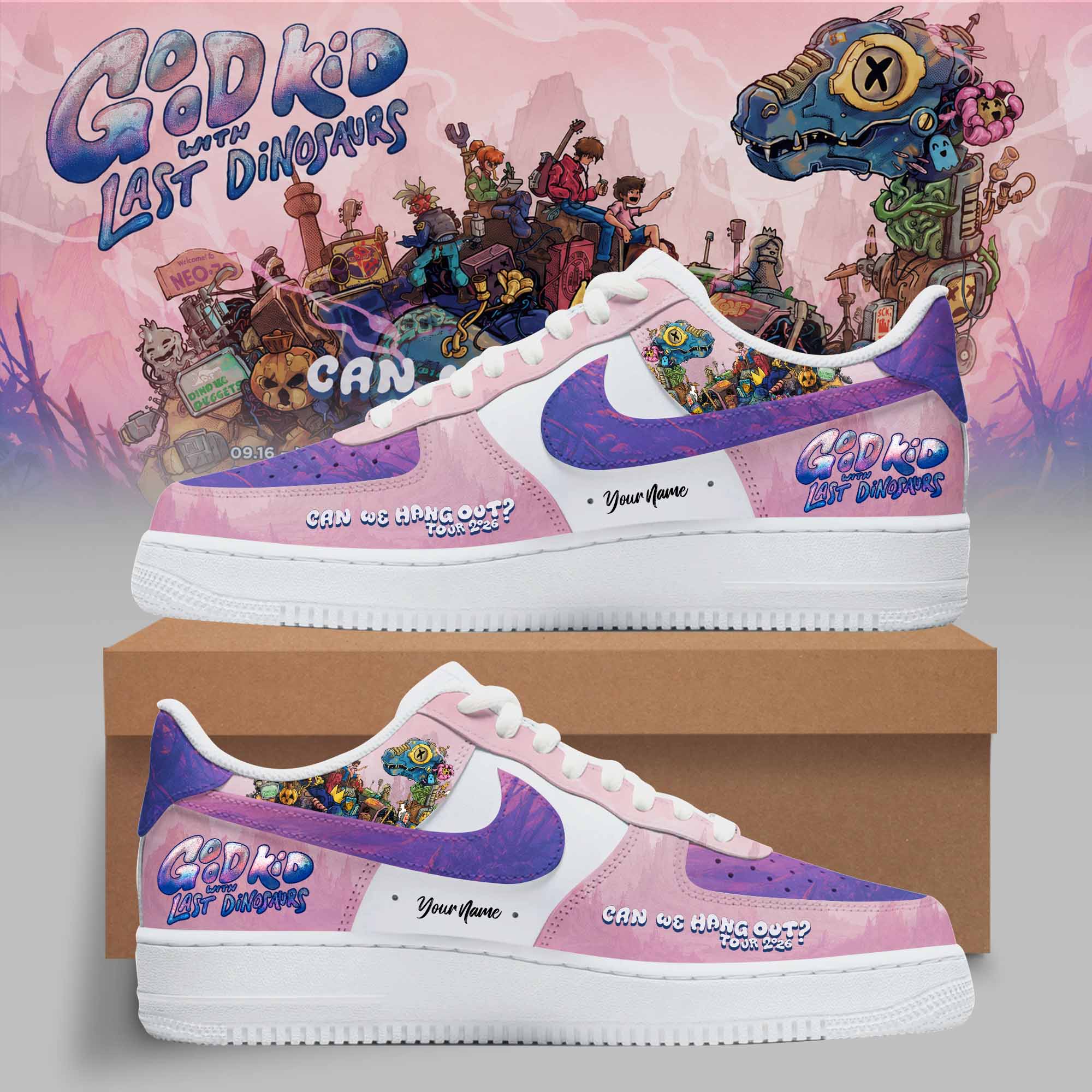 Good Kid x Last Dinosaurs Can We Hang Out Tour 2026 Limited High Top Sneakers