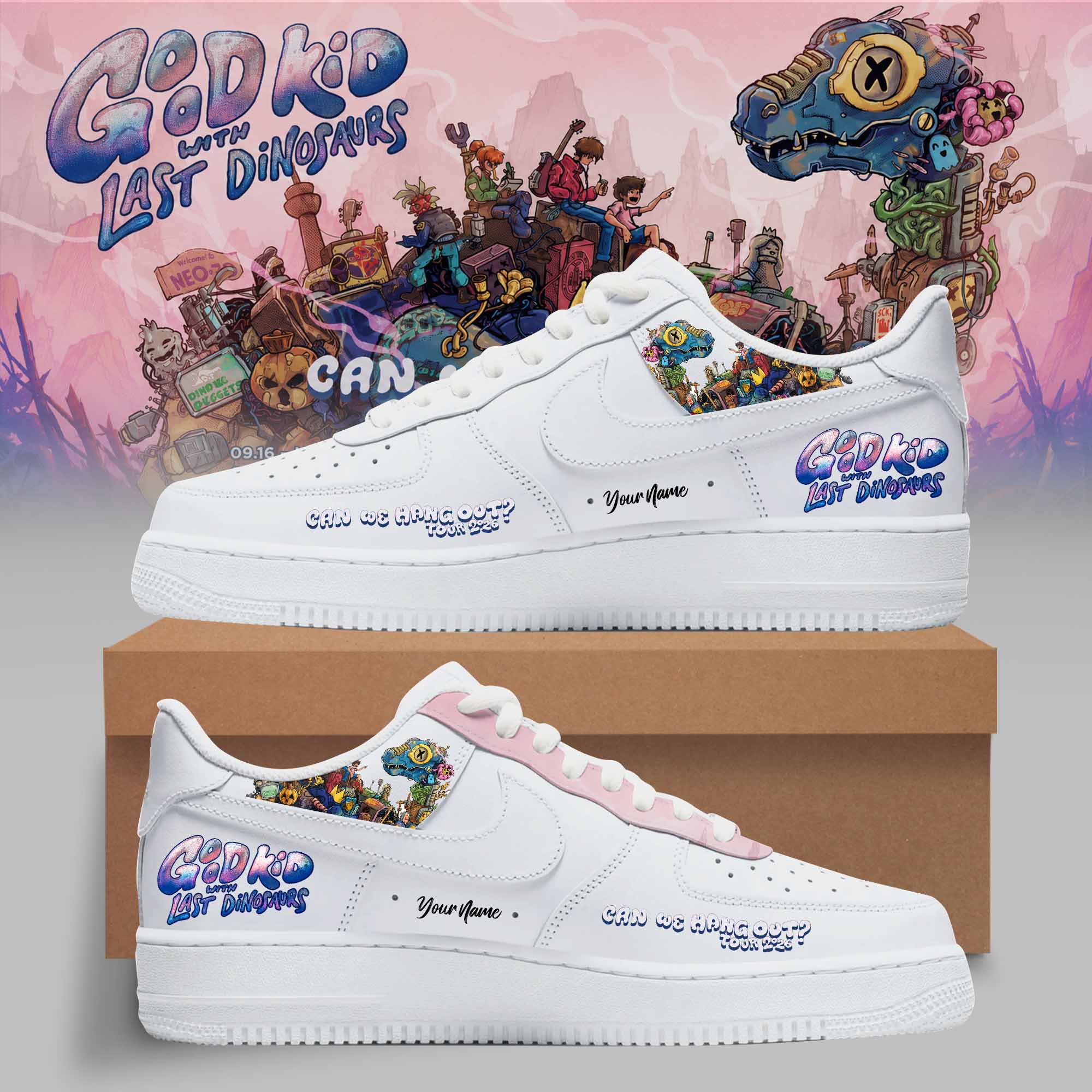 Good Kid x Last Dinosaurs Can We Hang Out Tour 2026 Premium Casual Sneakers