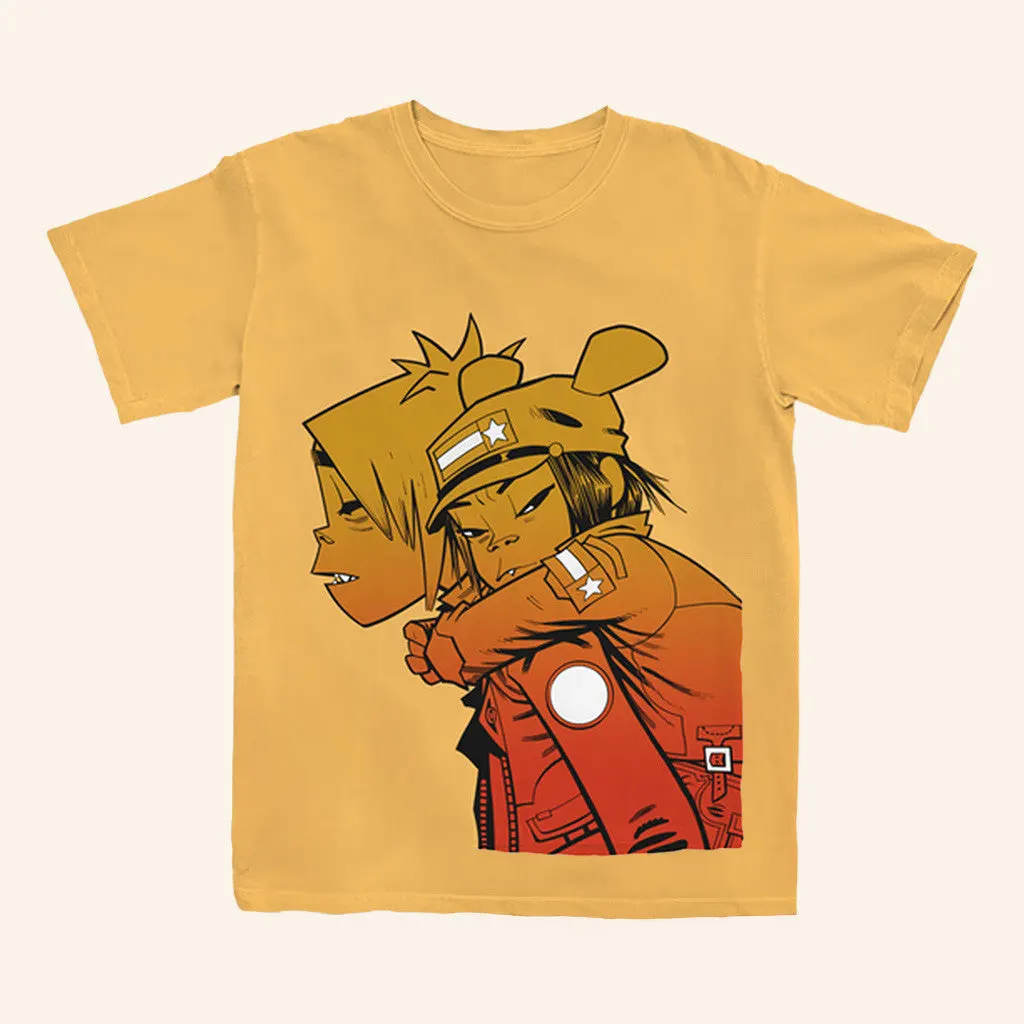 Gorillaz Merch 25 Sunset Piggyback TShirt Gift Ideas For Him