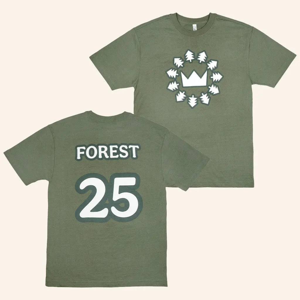 Grassroots California Merch Louis The Child Forest 25 Olive TShirt Gifts For Her