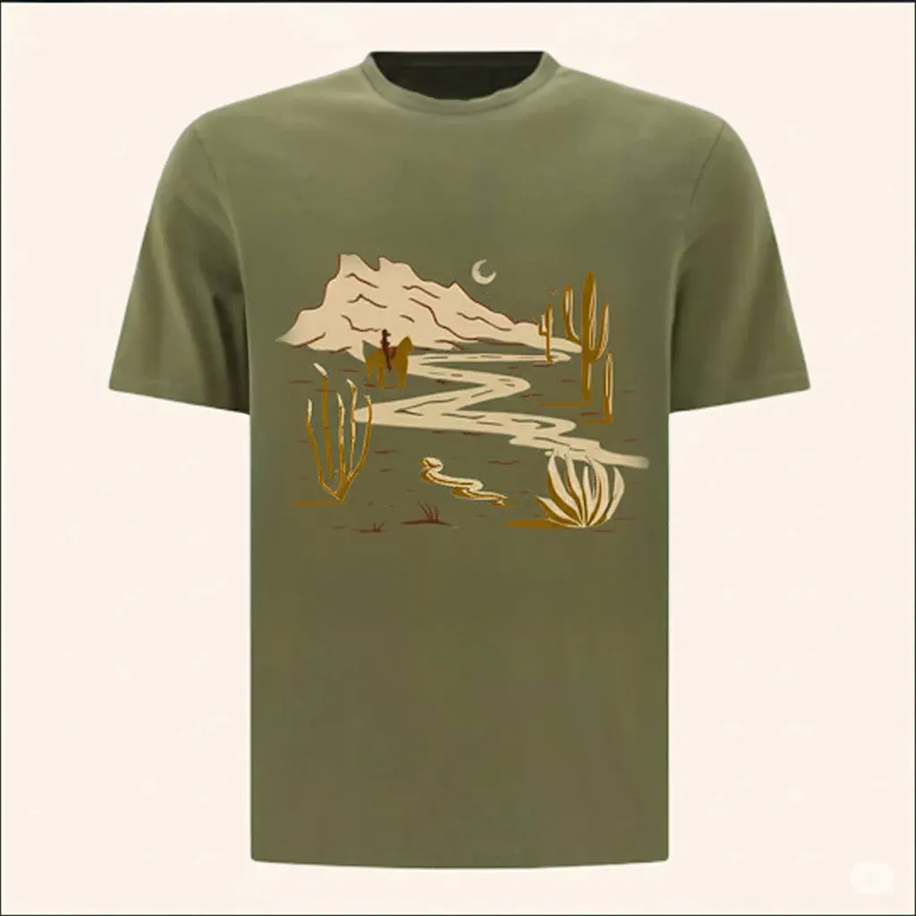 Gregory Alan Isakov Merch Desert Mountain TShirt Gift Ideas For Her